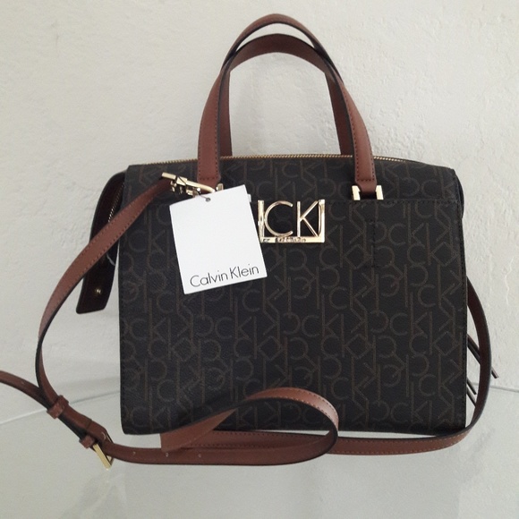 Calvin Klein Handbags - NWT CALVIN KLEIN SATCHEL LOGO HAND BAG PURSE